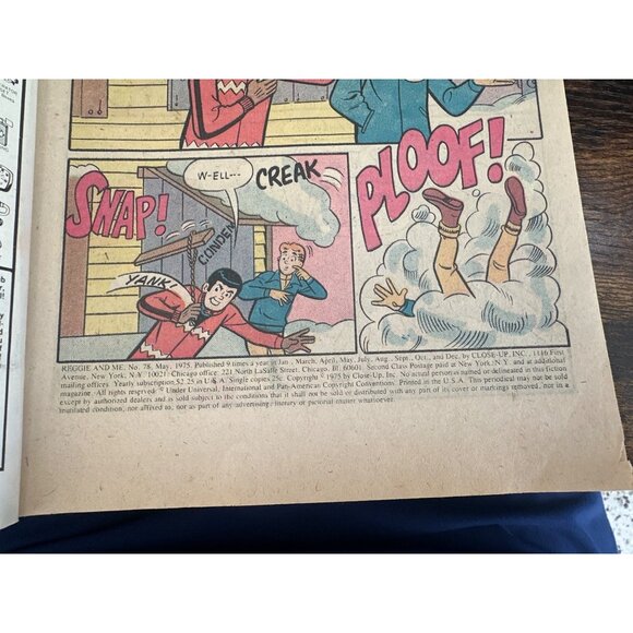 Archie Comics Reggie And Me Comic #78 May 1975 Vintage Classic Bagged Boarded - Picture 4 of 5